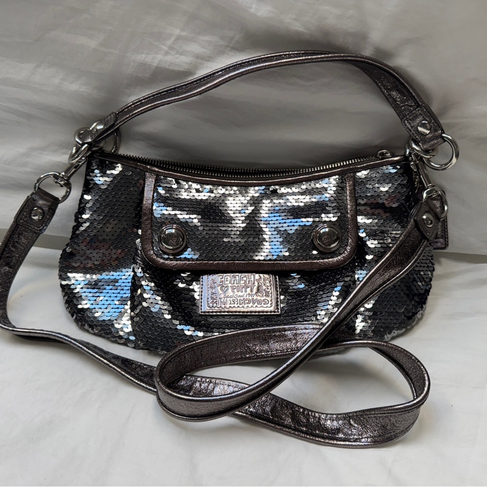 Coach Poppy Sequin Purse